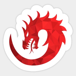 Fire Dragon Sticker